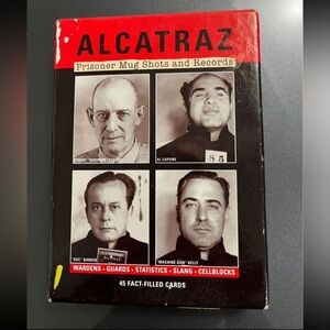 ALCATRAZ mug shot cards.